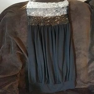 Short Black sequin dress